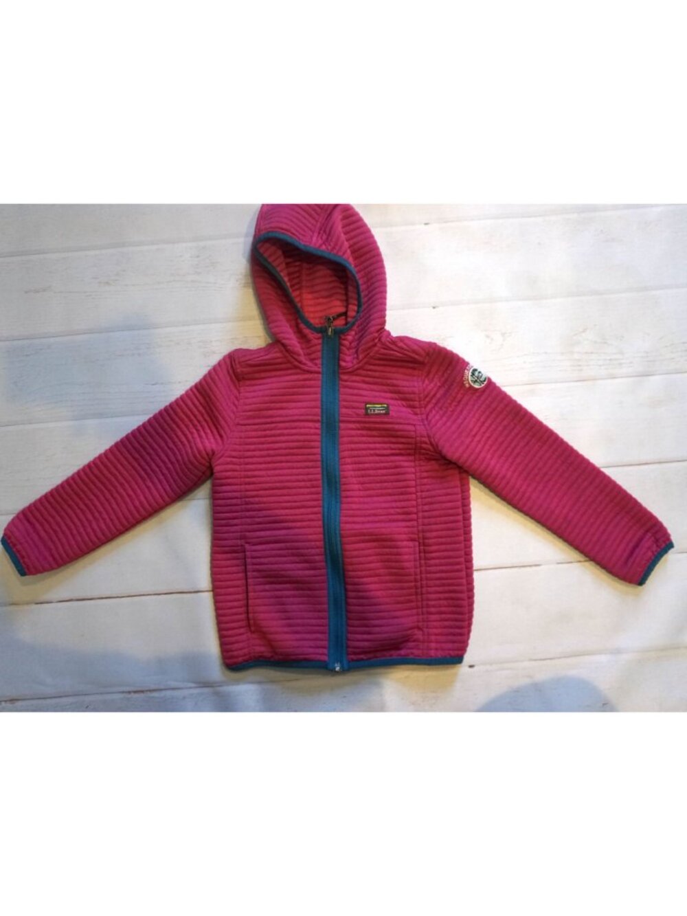 L.L.Bean Kids' Airlight Full-Zip Hoodie - Size 6X/7 - Picture 2 of 7